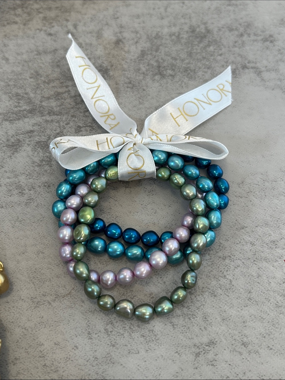 Honora Multicolor Pearl Stretch Bracelets - Set of 4